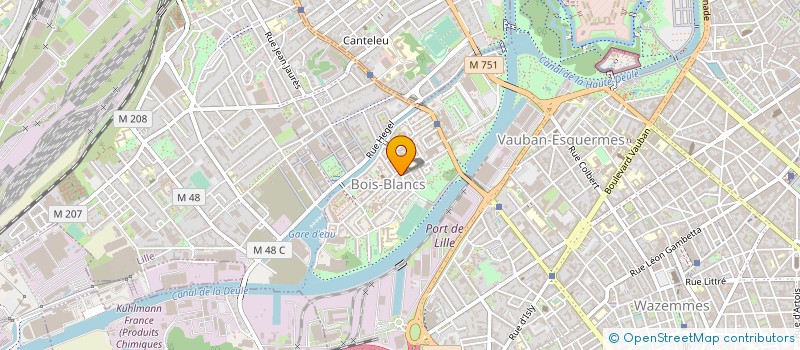 localisation de l'entreprise MADAME PATRICIA WILST à LILLE