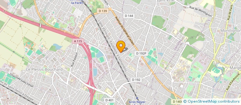 localisation de l'entreprise MADAME PATRICIA ZAKHER à SAINT-PRIX