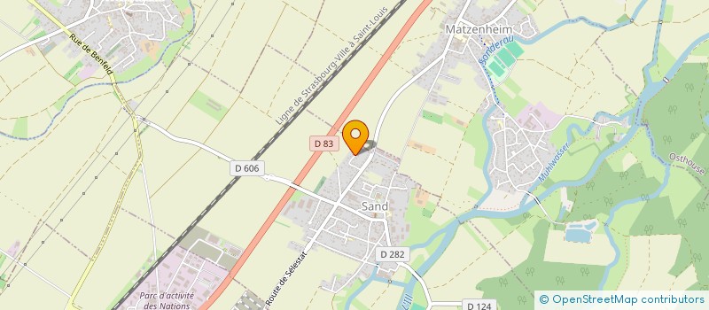 localisation de l'entreprise MADAME PATRICIA ZANATTA à BENFELD
