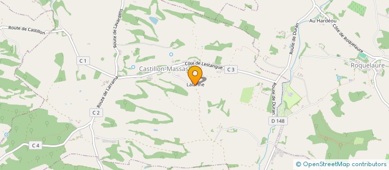 localisation de l'entreprise MADAME PATRICIA ZODIJ  CASTILLON-MASSAS