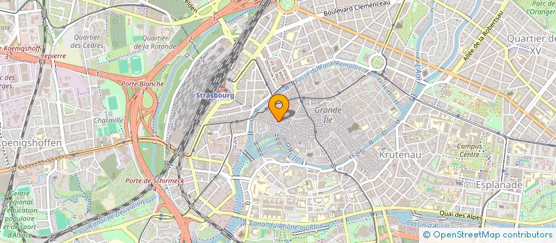 localisation de l'entreprise MADAME PATRIZIA CANTARELLI à STRASBOURG