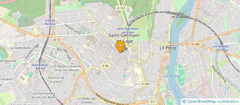 localisation de l'entreprise MADAME PATRIZIA DELATTRE  SAINT-GERMAIN-EN-LAYE