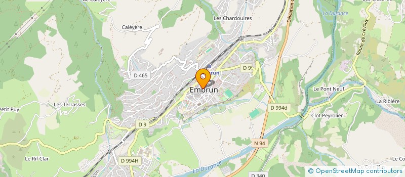localisation de l'entreprise MADAME PATRIZIA FIERRO à EMBRUN