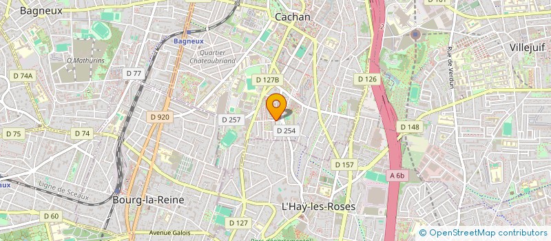 localisation de l'entreprise MADAME PATRIZIA MEROLLE  CACHAN