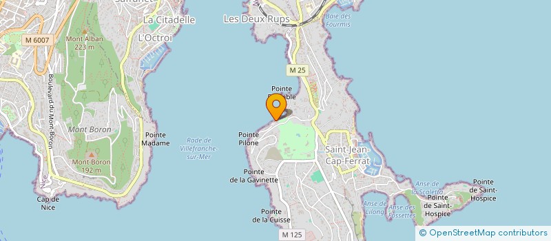 localisation de l'entreprise MADAME PATRIZIA SATERINI à SAINT-JEAN-CAP-FERRAT