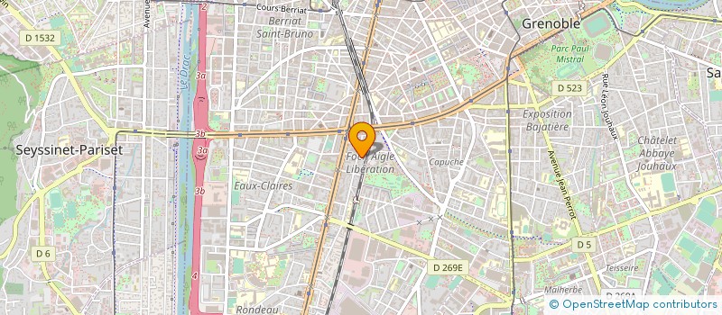 localisation de l'entreprise MADAME PATRYCJA SZCZUROWSKA  GRENOBLE