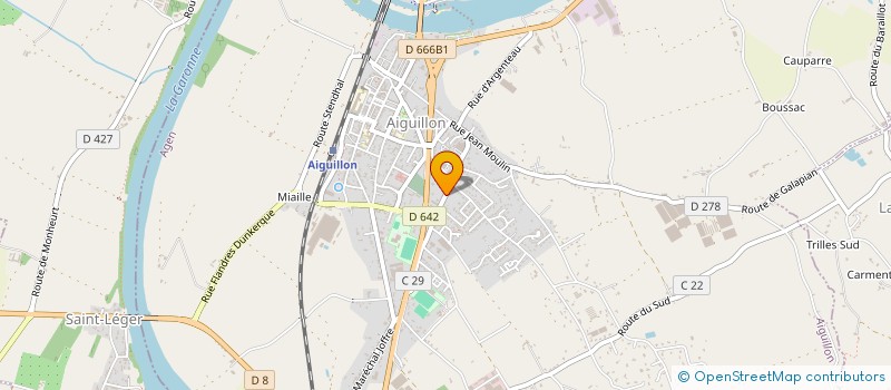 localisation de l'entreprise MADAME PATRYCJA ZIEMSKA  AIGUILLON