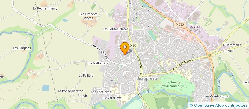 localisation de l'entreprise MADAME PATTAMA CHANTASORN  BEAUPREAU-EN-MAUGES