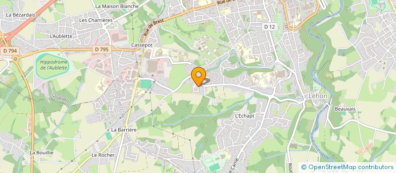 localisation de l'entreprise MADAME PATTY ROBERT  FOUGERES