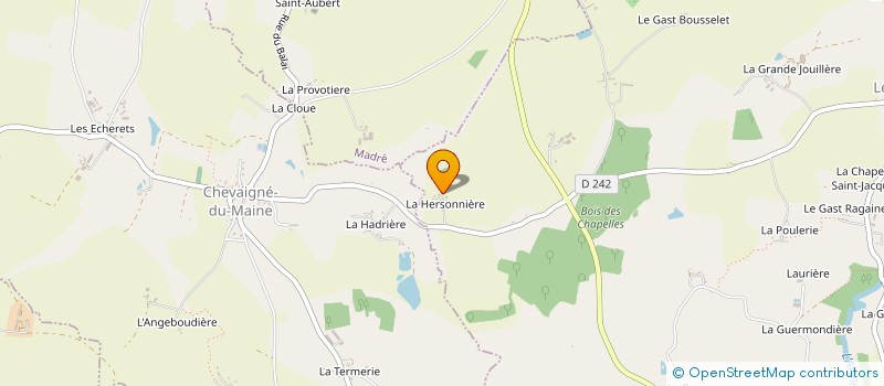 localisation de l'entreprise MADAME PAUL SMITH  JAVRON-LES-CHAPELLES