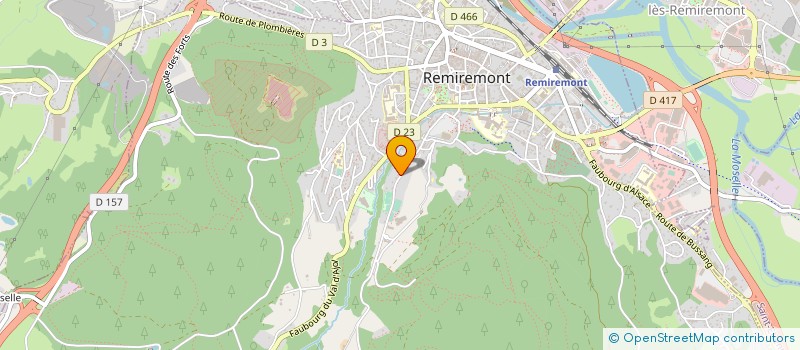 localisation de l'entreprise MADAME PAUL VEESER  REMIREMONT