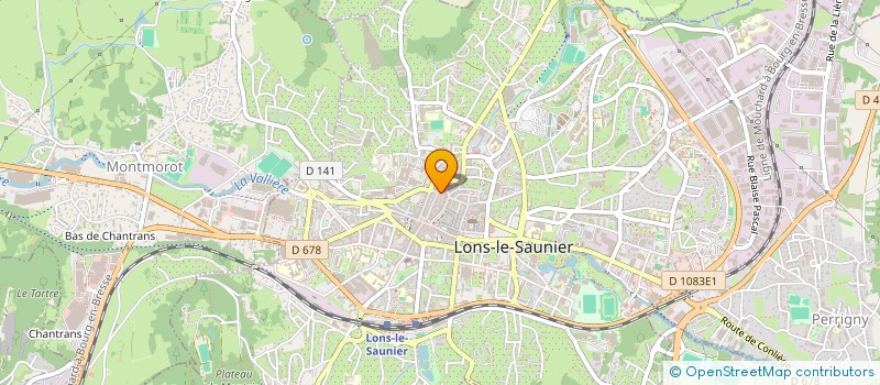 localisation de l'entreprise MADAME PAULA ANSCHWILLER  LONS-LE-SAUNIER