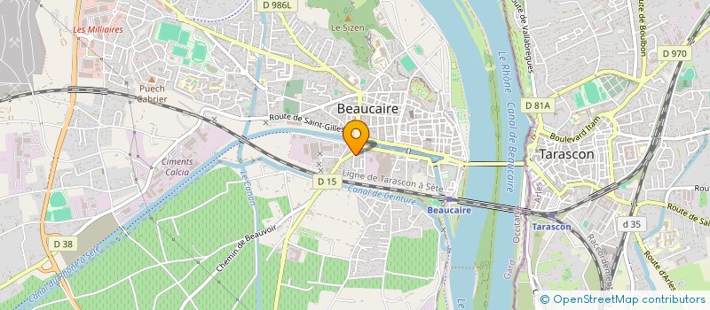 localisation de l'entreprise MADAME PAULA BAIAO REZIO FAIA  BEAUCAIRE