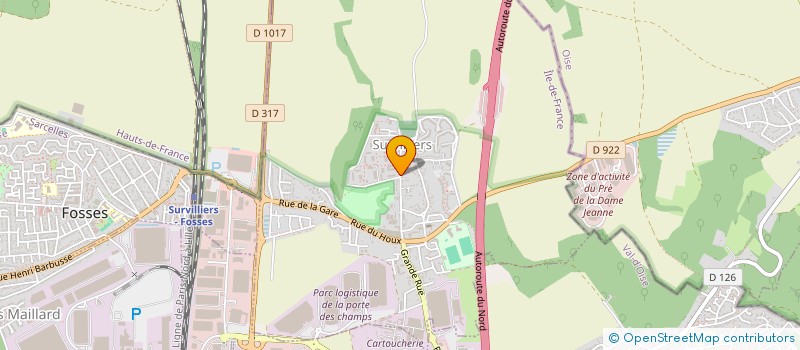 localisation de l'entreprise MADAME PAULA BOGHEANU  SURVILLIERS