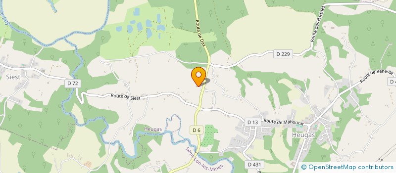 localisation de l'entreprise MADAME PAULA BOLADO LERA  HEUGAS