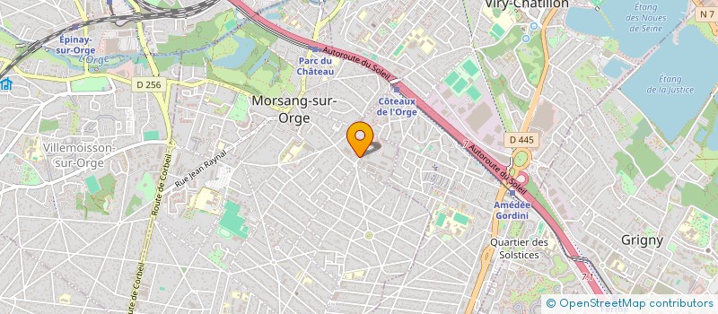 localisation de l'entreprise MADAME PAULA CARDOSO à MORSANG-SUR-ORGE