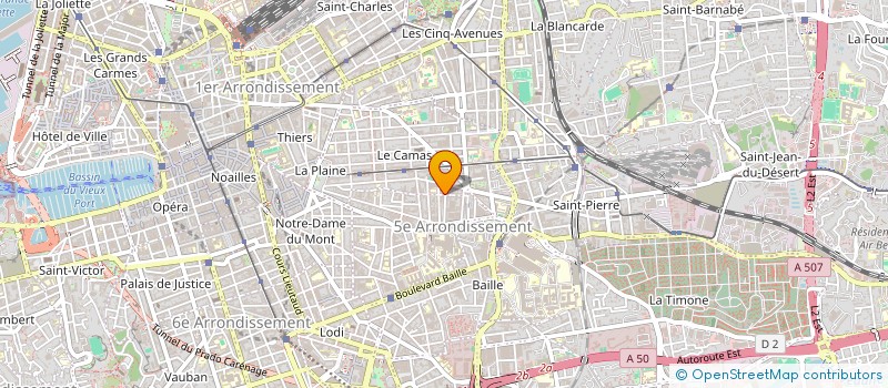 localisation de l'entreprise MADAME PAULA CERVERA MORALES à MARSEILLE