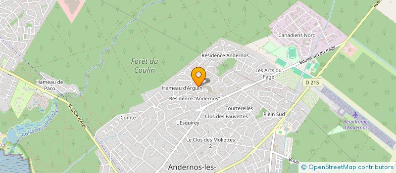 localisation de l'entreprise MADAME PAULA CHAHBAZIAN à ANDERNOS-LES-BAINS