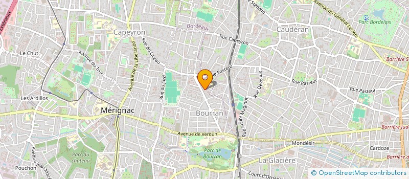 localisation de l'entreprise MADAME PAULA CRISTINA ALVES AFONSO  MERIGNAC