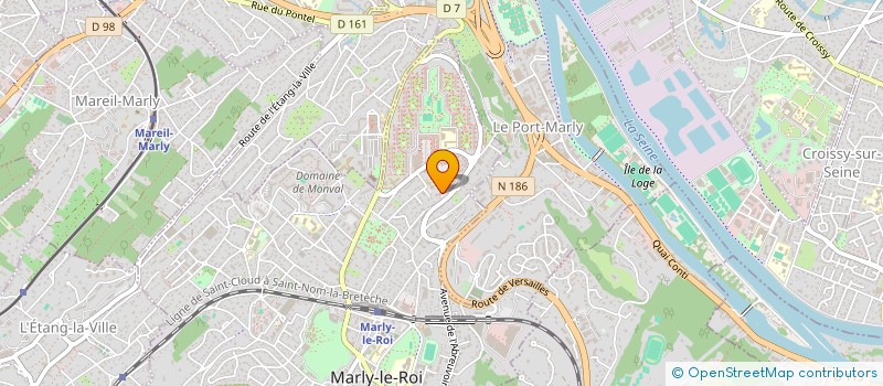 localisation de l'entreprise MADAME PAULA CRISTINA DA COSTA  MARLY-LE-ROI