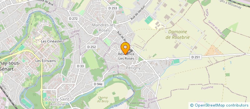 localisation de l'entreprise MADAME PAULA DA SILVA  PERIGNY