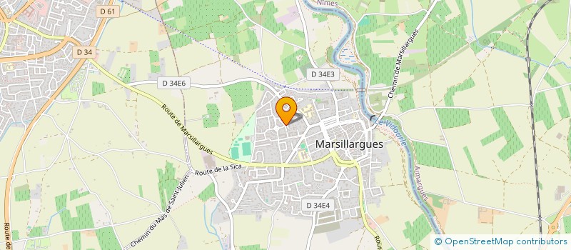 localisation de l'entreprise MADAME PAULA DE ALMEIDA  MARSILLARGUES