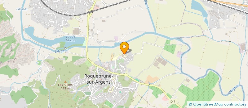 localisation de l'entreprise MADAME PAULA DELBEKE à ROQUEBRUNE-SUR-ARGENS