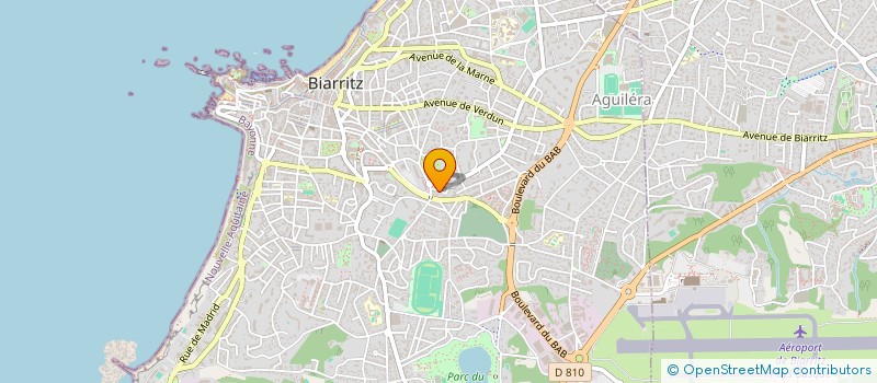 localisation de l'entreprise MADAME PAULA DOMARCO à BIARRITZ