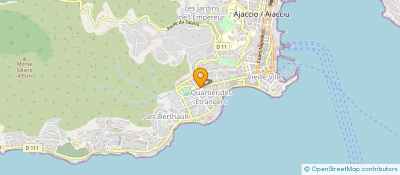 localisation de l'entreprise MADAME PAULA ETTORI à AJACCIO