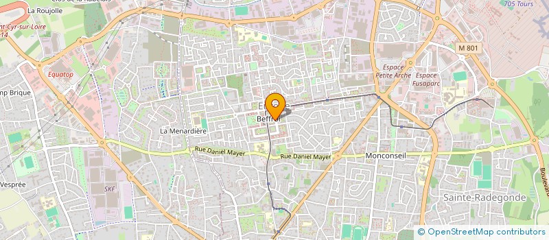 localisation de l'entreprise MADAME PAULA FARDILHA MAIA  TOURS