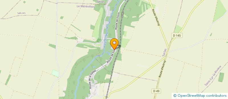 localisation de l'entreprise MADAME PAULA FELICIANO MARTINS  SACLAS