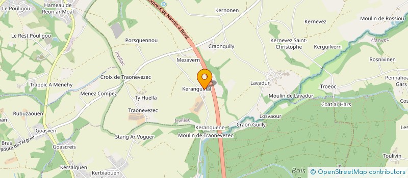 localisation de l'entreprise MADAME PAULA FERNANDES MENDES  IRVILLAC