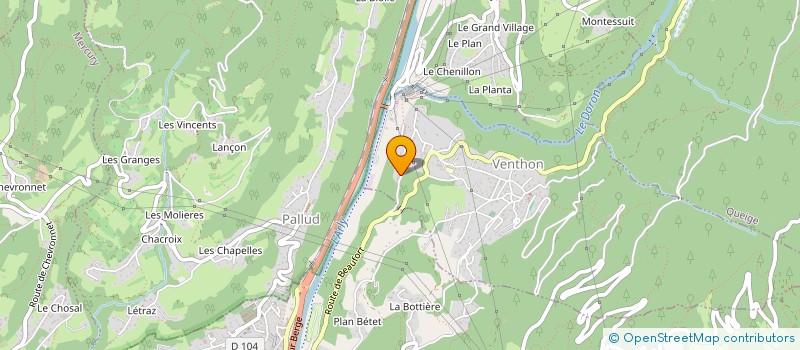 localisation de l'entreprise MADAME PAULA FIGALLO PRIETO  VENTHON