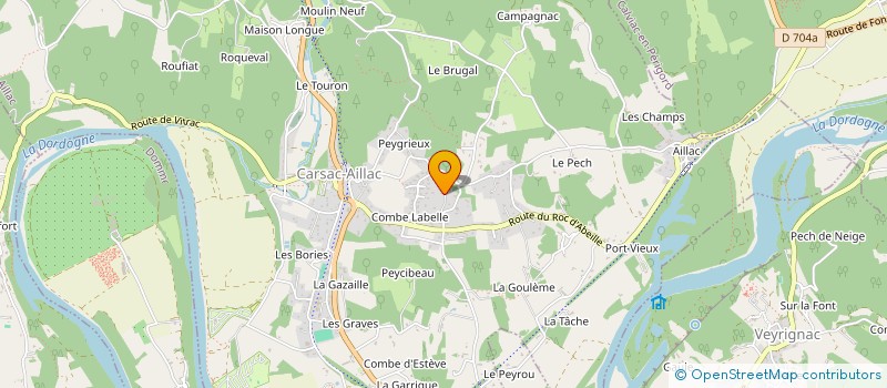 localisation de l'entreprise MADAME PAULA GETTE PEREIRO  CARSAC-AILLAC