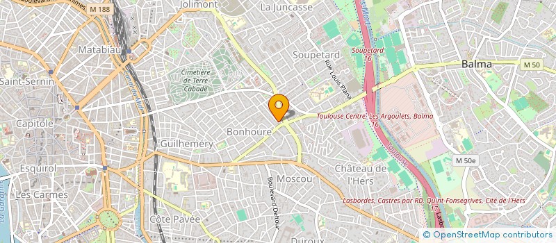 localisation de l'entreprise MADAME PAULA GONTIER à TOULOUSE