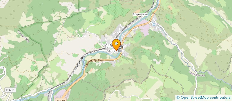 localisation de l'entreprise MADAME PAULA GROTHENDIECK  CAMPAGNE-SUR-AUDE