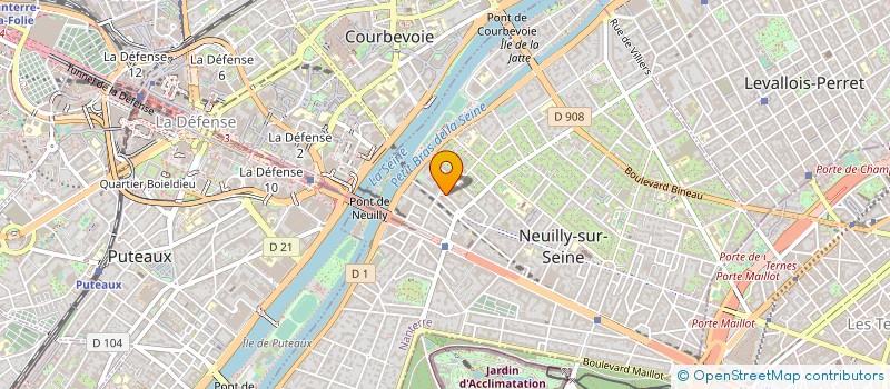 localisation de l'entreprise MADAME PAULA JIMENEZ LOPEZ à NEUILLY-SUR-SEINE