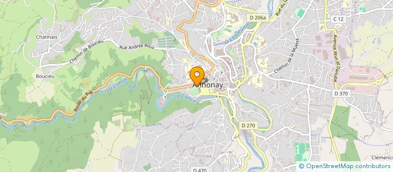 localisation de l'entreprise MADAME PAULA LASLAU  ANNONAY