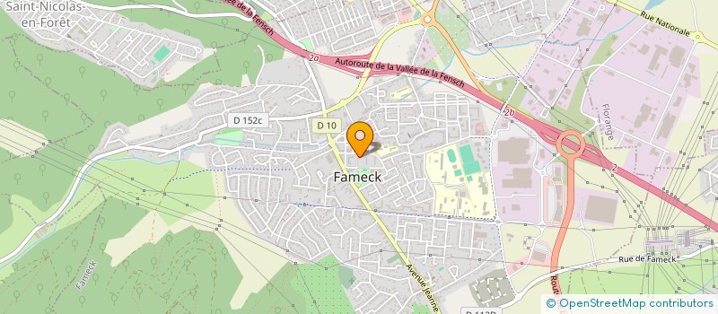 localisation de l'entreprise MADAME PAULA LEAL ABRANTES  FAMECK