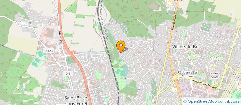 localisation de l'entreprise MADAME PAULA LEITAO  SARCELLES