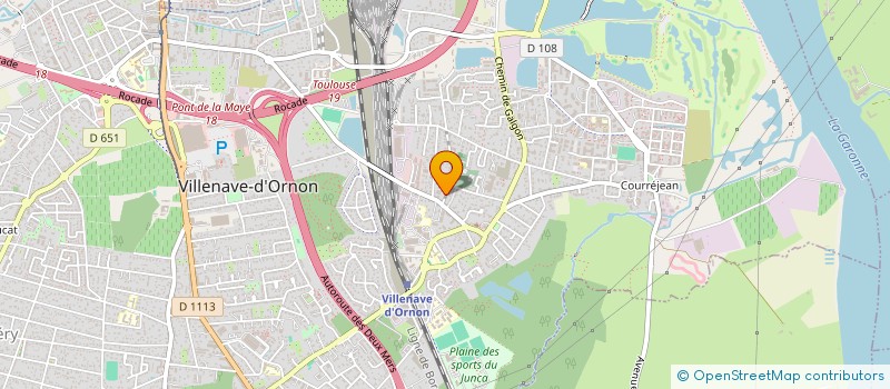 localisation de l'entreprise MADAME PAULA LOUREIRO FARIA  VILLENAVE-D'ORNON