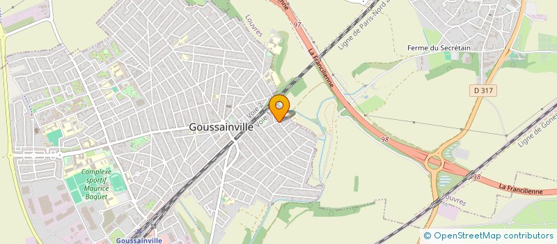 localisation de l'entreprise MADAME PAULA MAFOUKOU à GOUSSAINVILLE