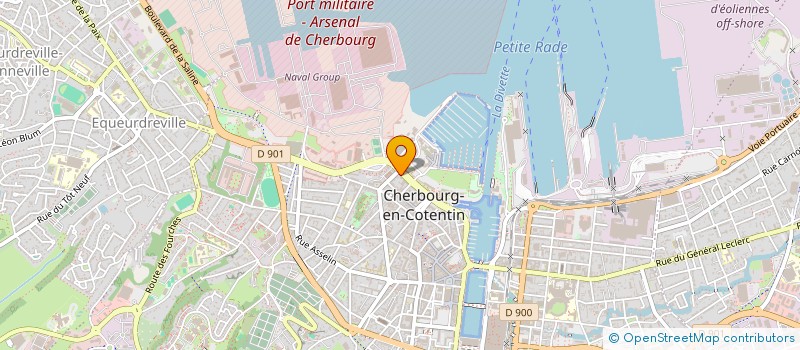 localisation de l'entreprise MADAME PAULA MARTINEZ LUQUE  CHERBOURG-EN-COTENTIN