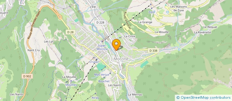 localisation de l'entreprise MADAME PAULA MASULLO  MORZINE