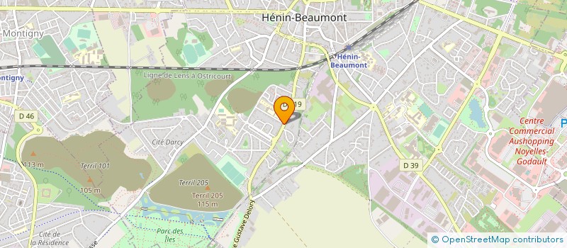 localisation de l'entreprise MADAME PAULA MITITELU à HENIN-BEAUMONT