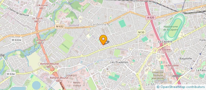 localisation de l'entreprise MADAME PAULA MONTEIRO FERNANDES à TOULOUSE