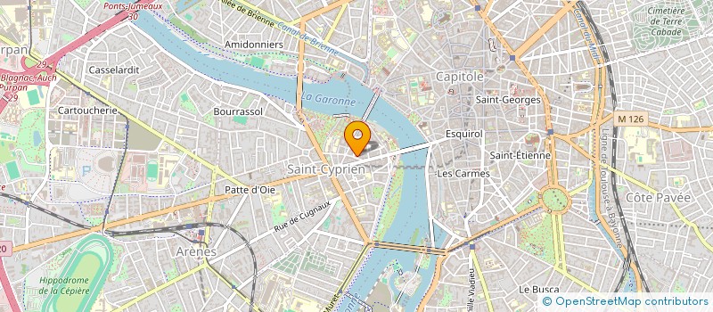 localisation de l'entreprise MADAME PAULA MORRESEY à TOULOUSE