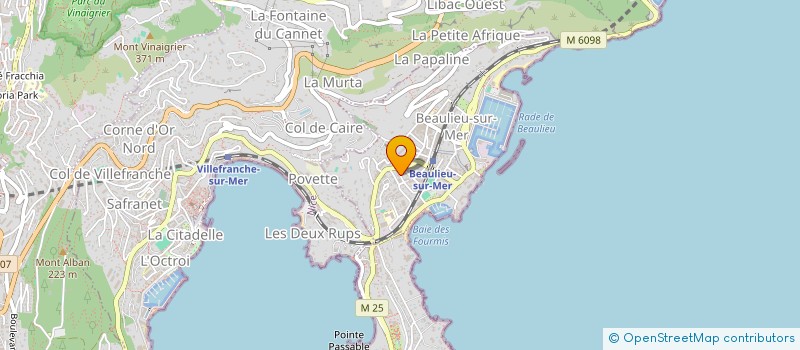 localisation de l'entreprise MADAME PAULA MOSCHELLA  BEAULIEU-SUR-MER