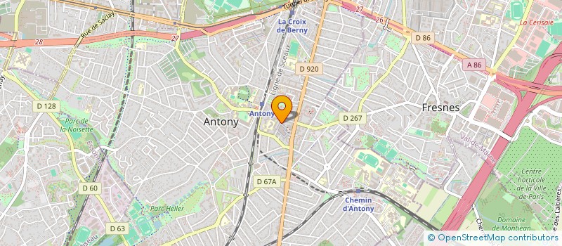 localisation de l'entreprise MADAME PAULA MOTA à ANTONY