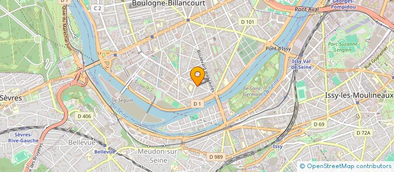 localisation de l'entreprise MADAME PAULA NUNES à BOULOGNE-BILLANCOURT